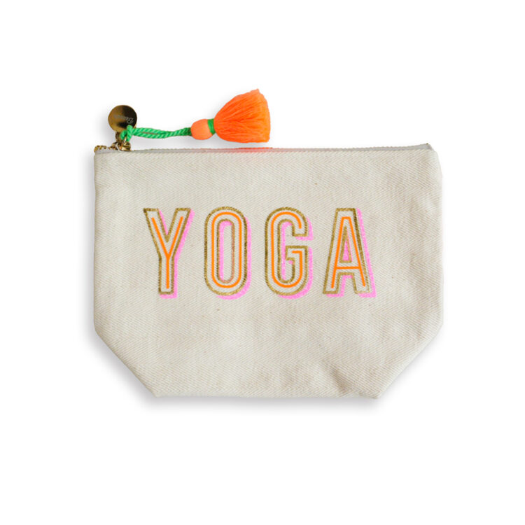 캔버스 파우치(중, 밑면 있음)